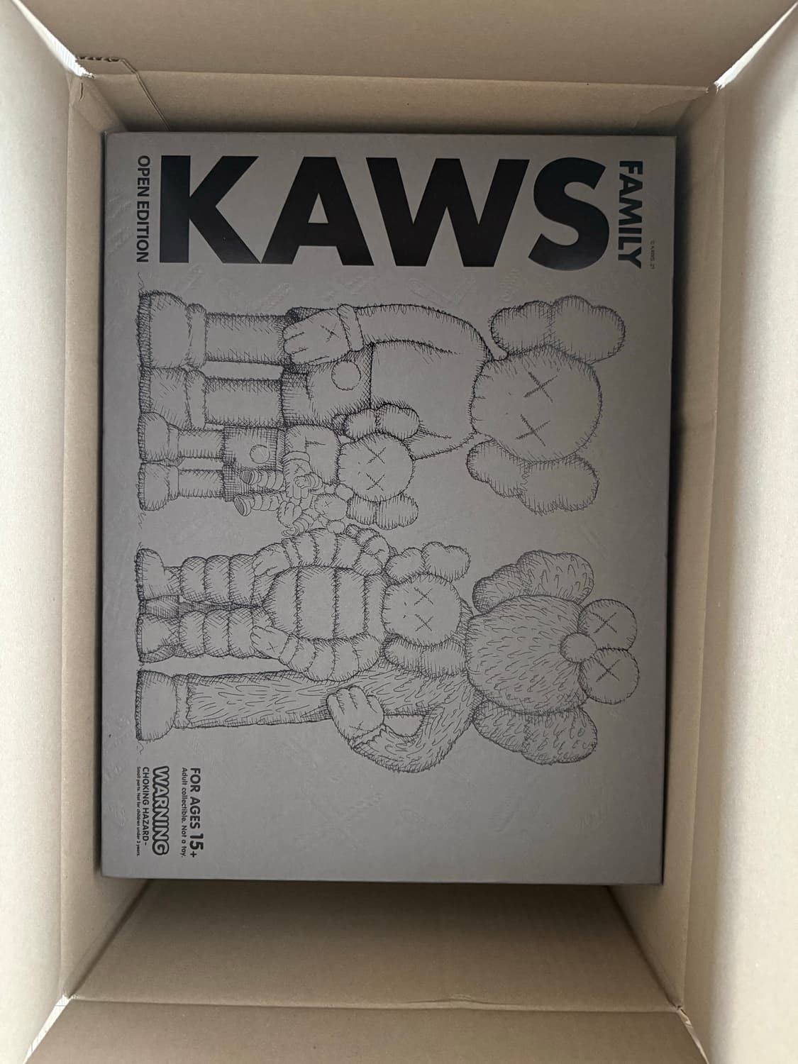 급처‼️카우스 패밀리 바이닐 피규어 브라운 블루 화이트 상품이미지2