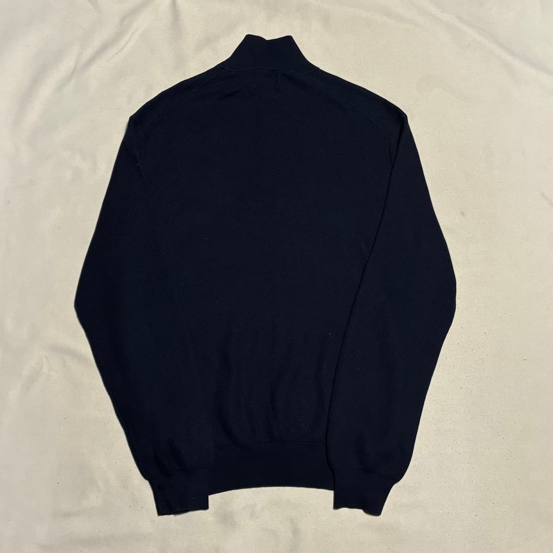 XL 폴로랄프로렌 네이비 피마 코튼 반집업 니트 상품이미지3