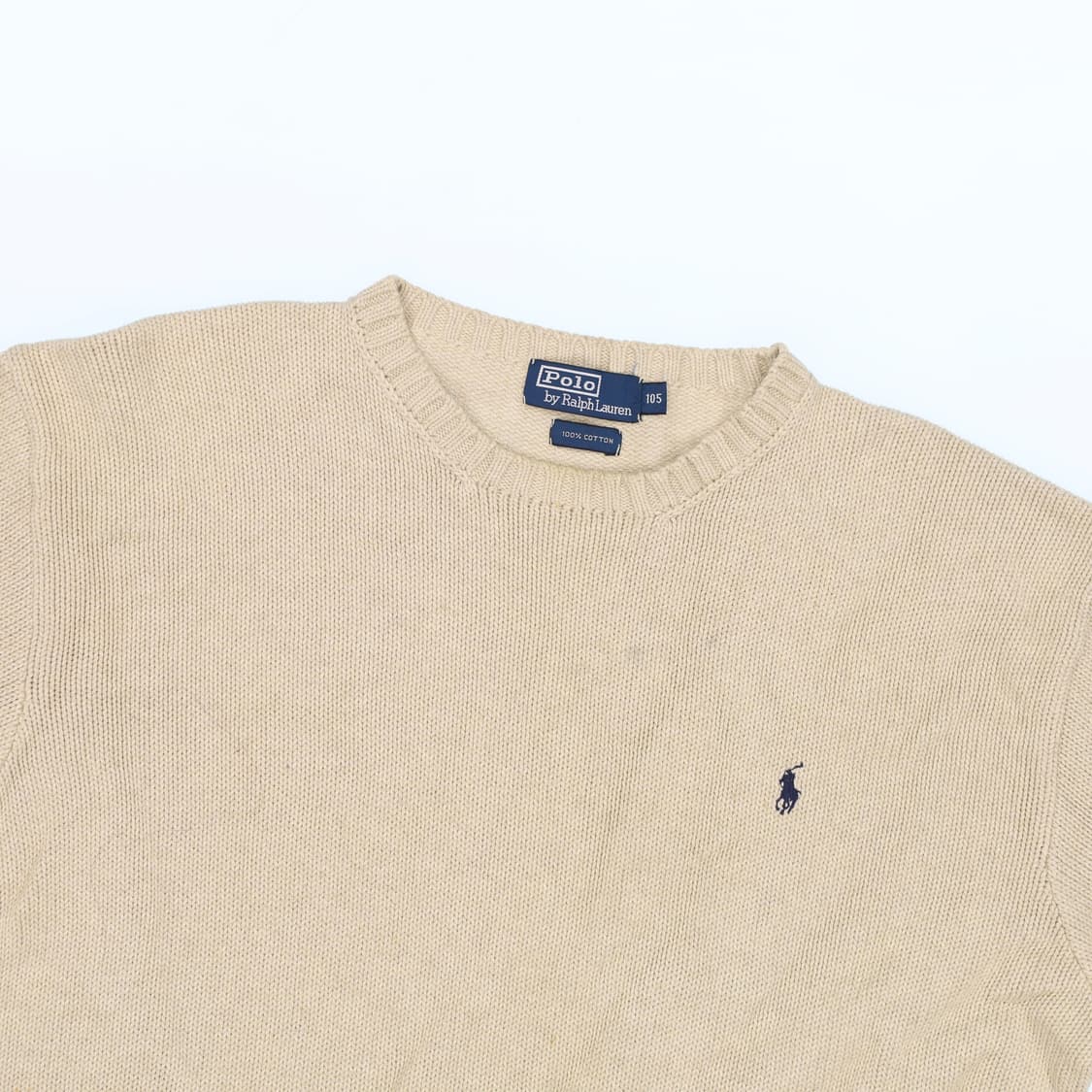 [105] 폴로랄프로렌 코튼 라운드 니트 1212H1 상품이미지3