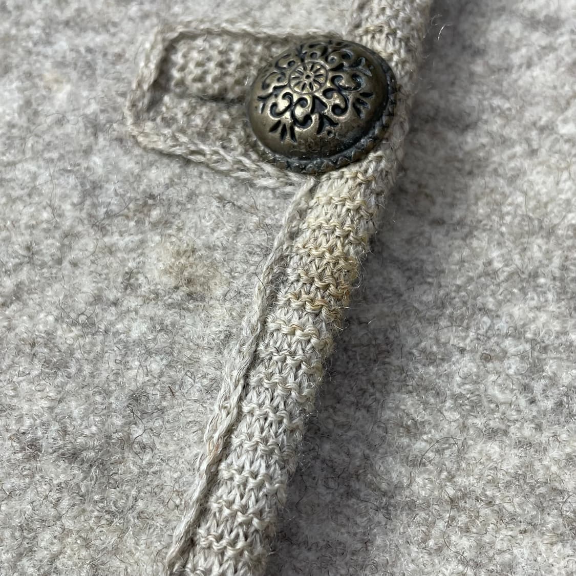 [XL]90’s 오스트레일리아 자수 울 가디건 상품이미지4