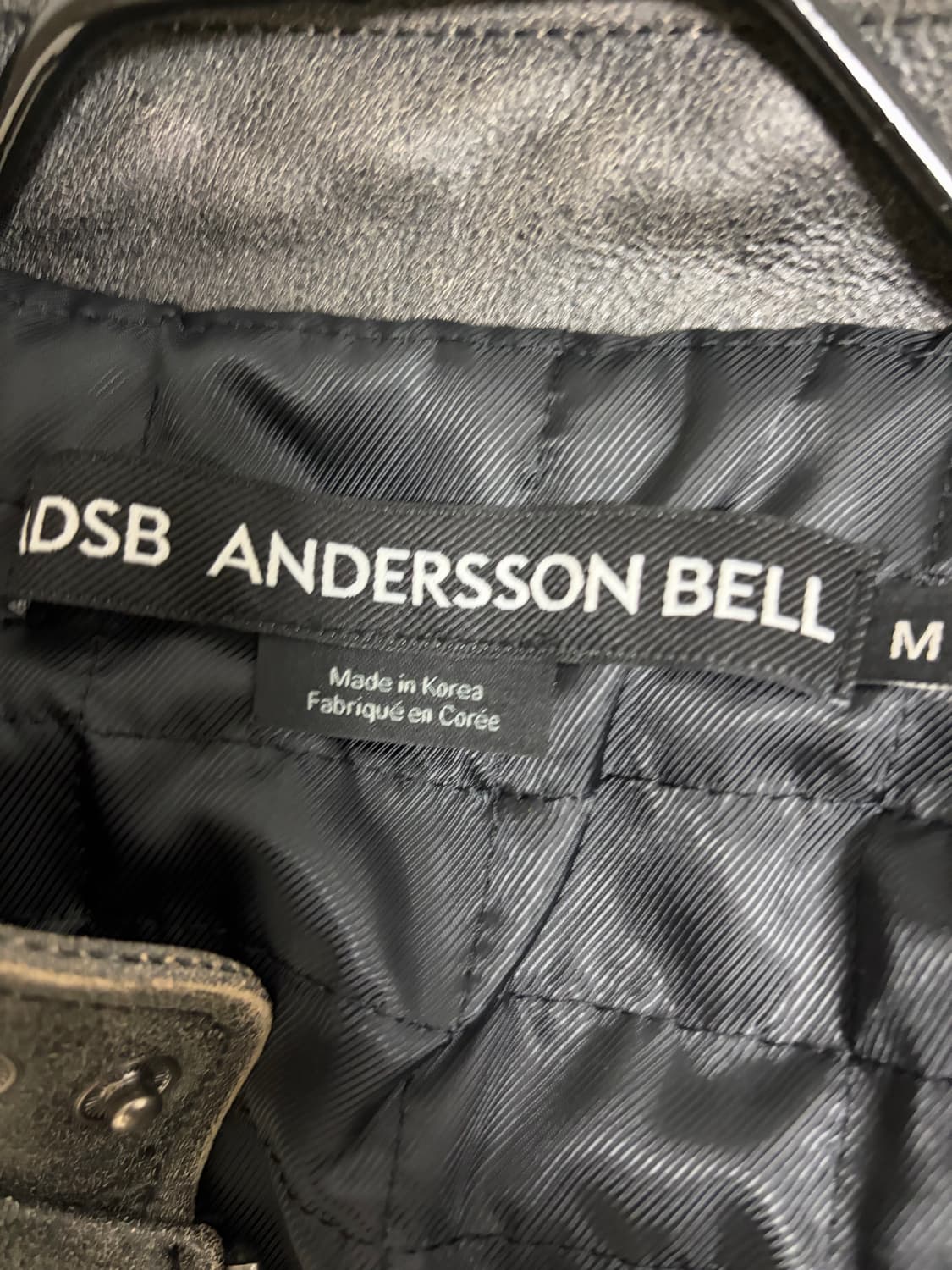 [M] 앤더슨벨 레이싱 레더 가죽 자켓 상품이미지5