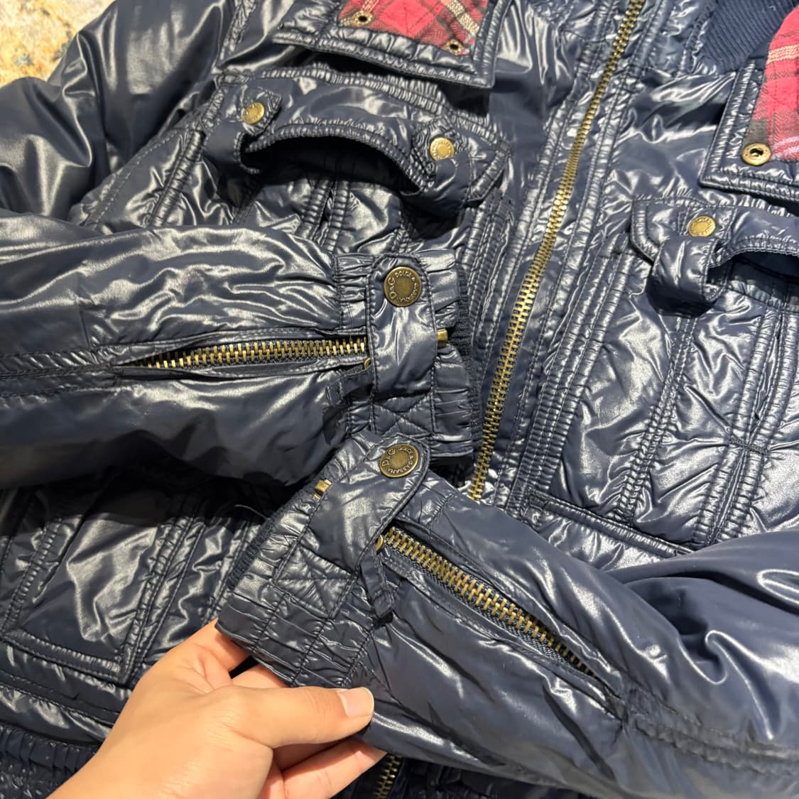 D&G돌체엔가바나 빈티지 패딩자켓 상품이미지3