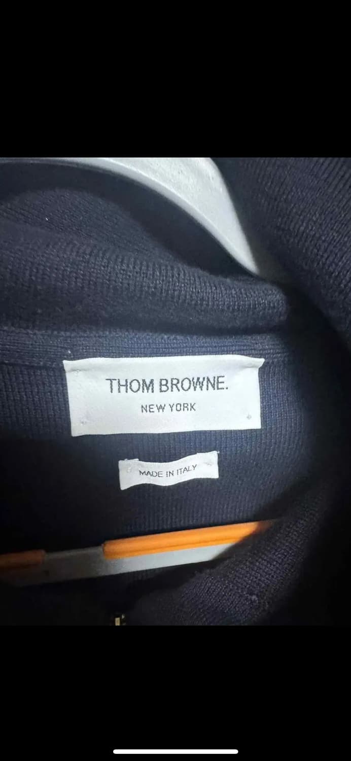 23fw 톰브라운 밀라노 금장 니트집업 2사이즈  상품이미지5