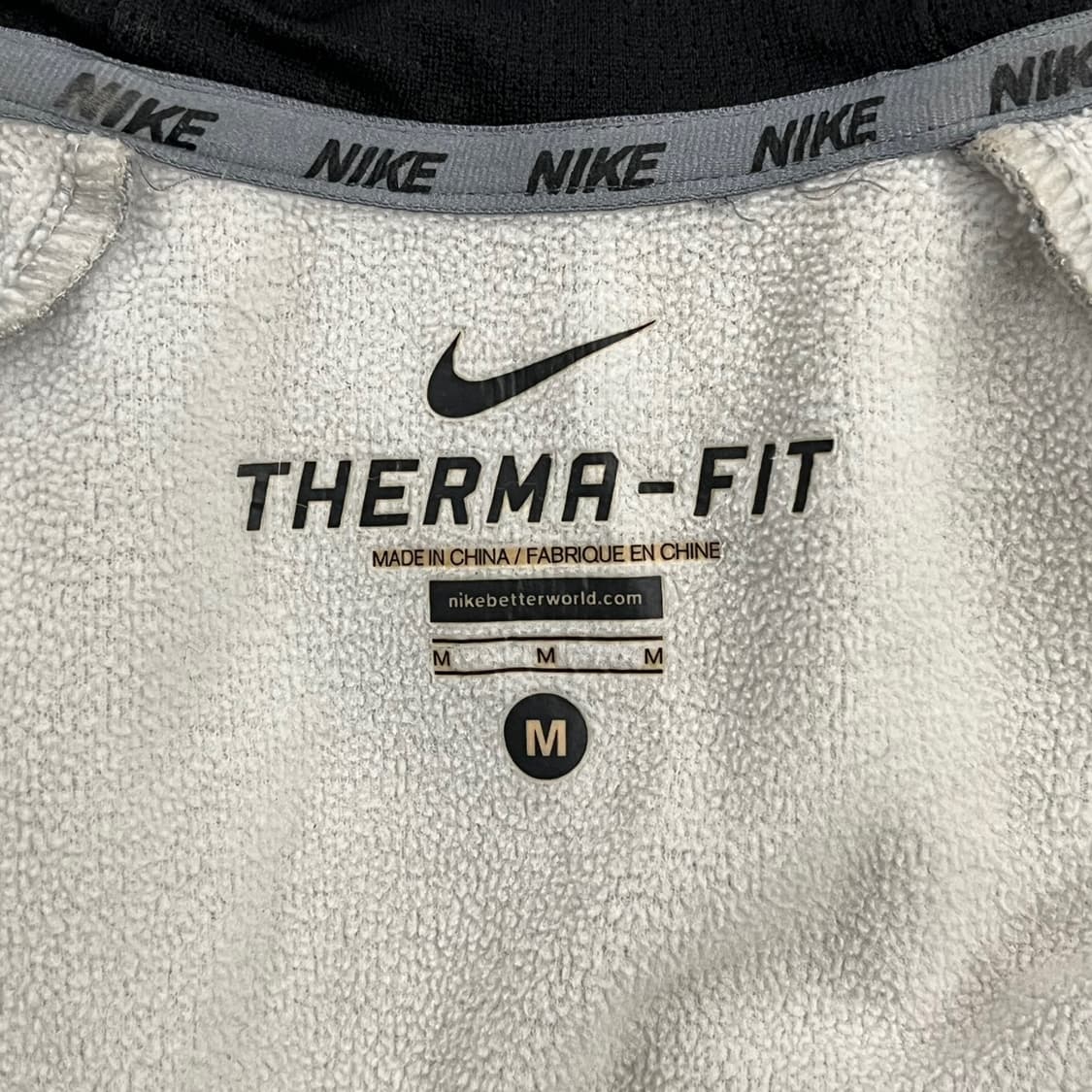 [정품/M] 나이키 드라이핏 풀집업 후드집업 회색 b15 상품이미지5
