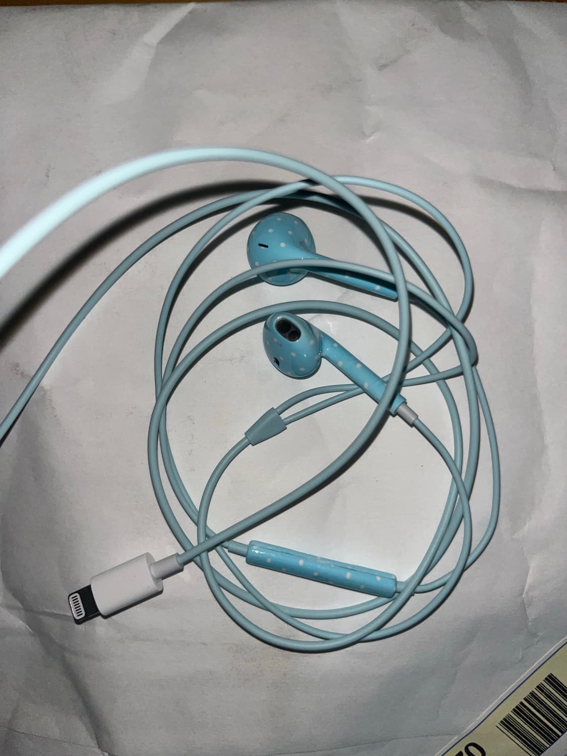 aeae8핀이어폰 스카이블루 상품이미지1