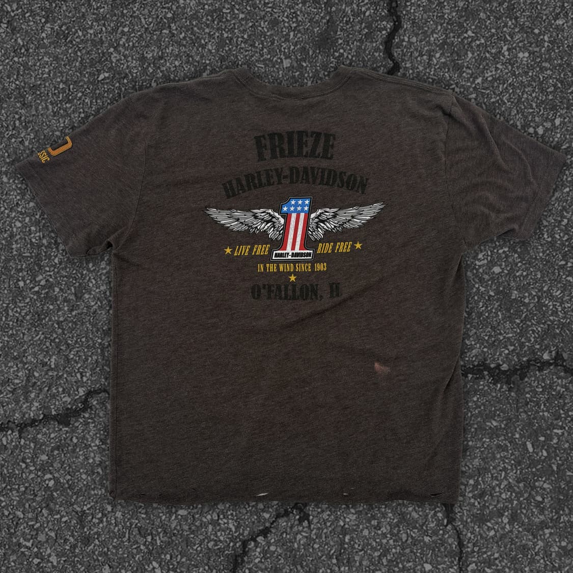 할리데이비슨 빈티지 반팔 티셔츠 상품이미지5