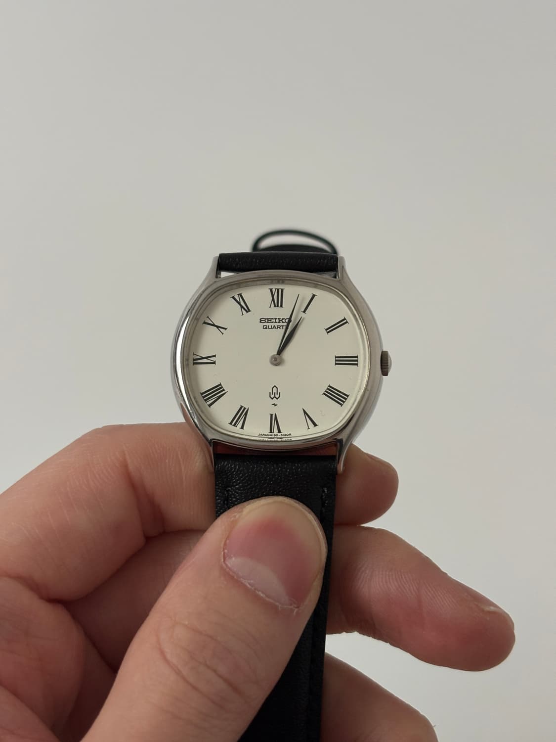 세이코 1970년대 Chariot 로만 인덱스 쿠션 스퀘어 실버 쿼츠 상품이미지1