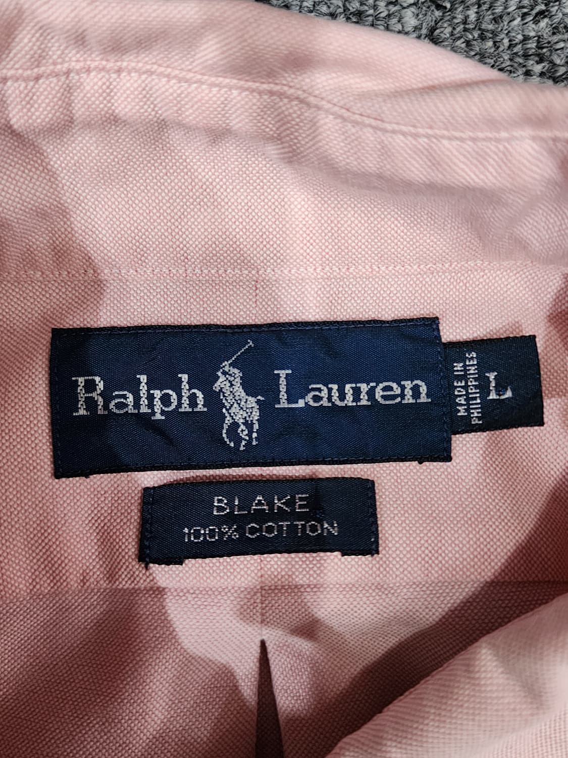 폴로 랄프로렌 블레이크 옥스포드 셔츠 핑크 L 상품이미지6
