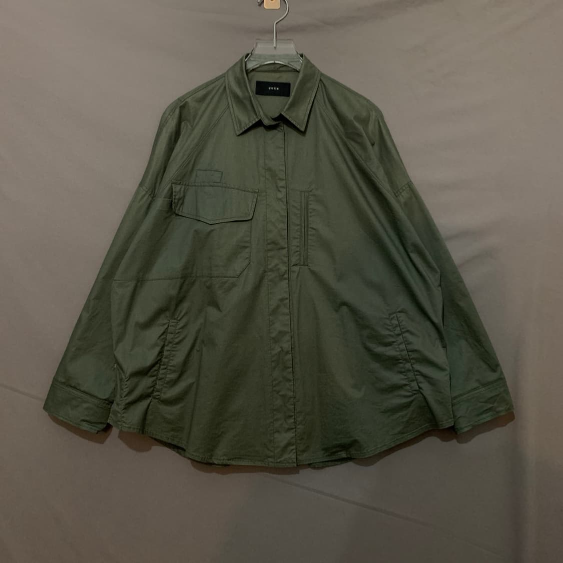 82 시스템 자수 야상 셔츠 자켓 셔켓 상품이미지1