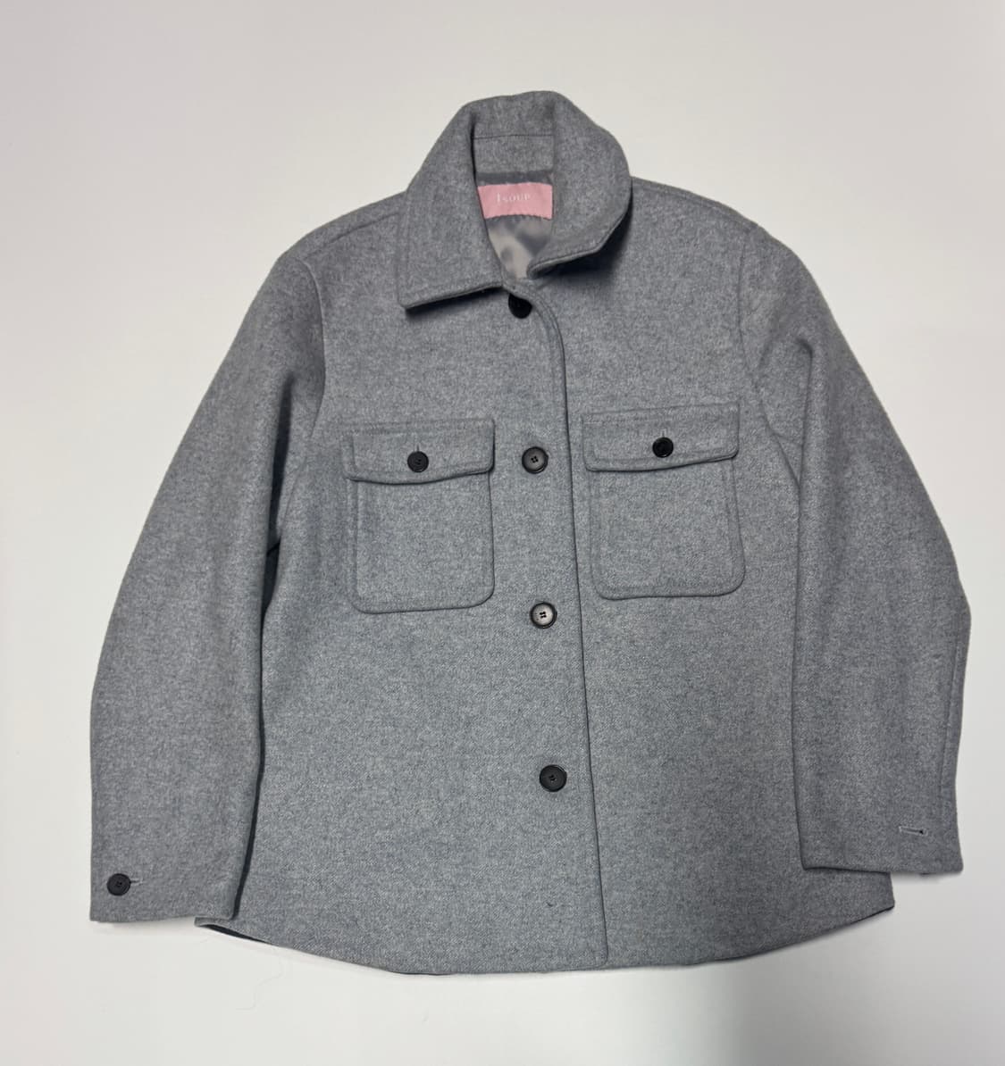 여성 SOUP 숲 투 포켓 하프 코트 자켓 55 상품이미지1