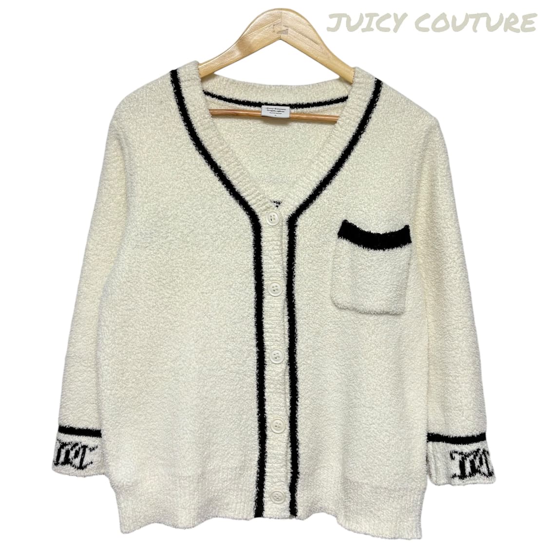 3777 쥬시꾸뛰르 테리 빅로고 가디건 상품이미지1