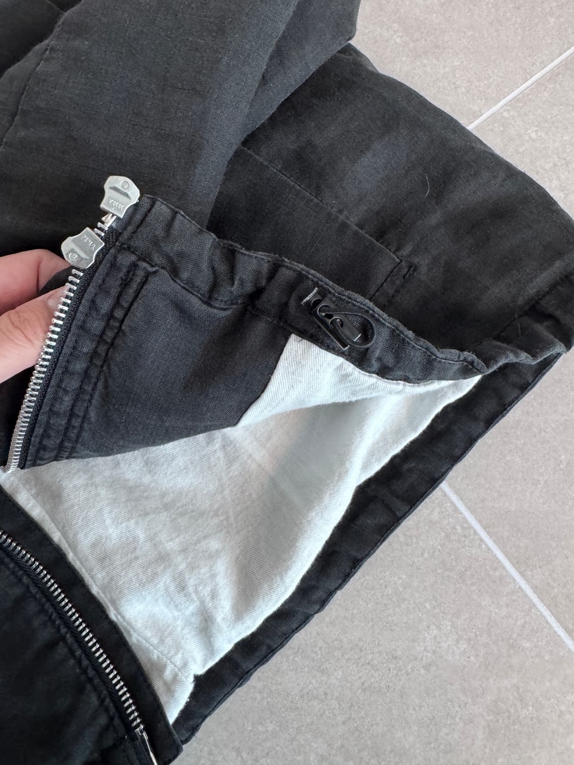 폴리테루 라미파카 웨트블랙 2사이즈 상품이미지5