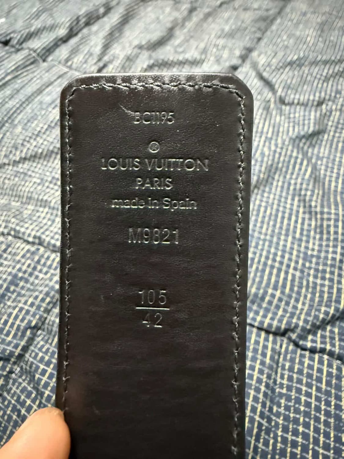 (105/40) 루이비통 이니셜 리버서블 모노그램 벨트 상품이미지6