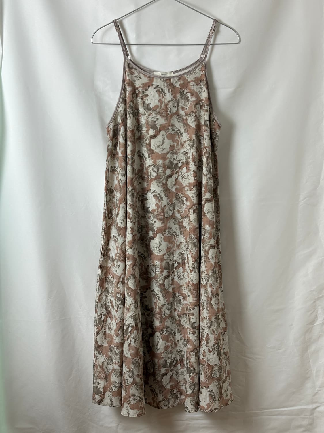 소프트 믹스 컬러 레이어드 슬립 원피스 상품이미지4