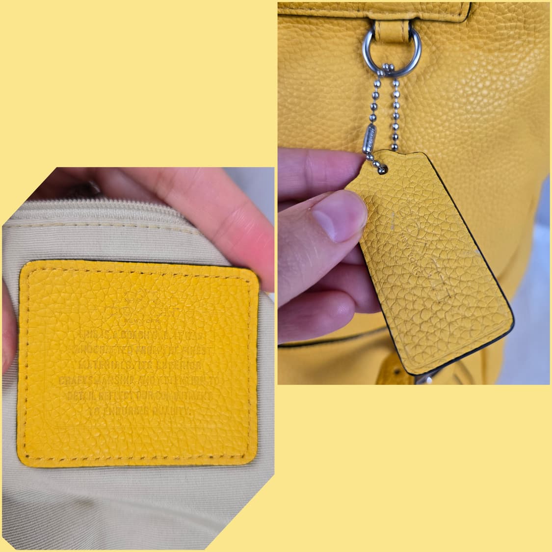 COACH 코치 레더 가죽 턴락 배낭 백팩 가방 정품 상품이미지10