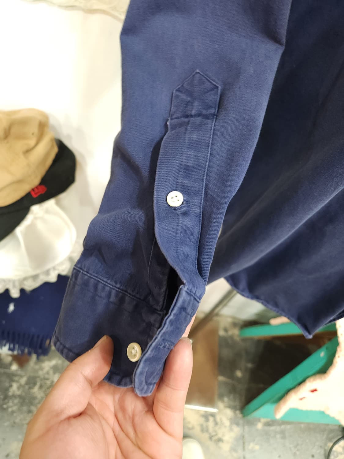  폴로 랄프로렌 네이비 옥스포드 셔츠
​
 상품이미지4