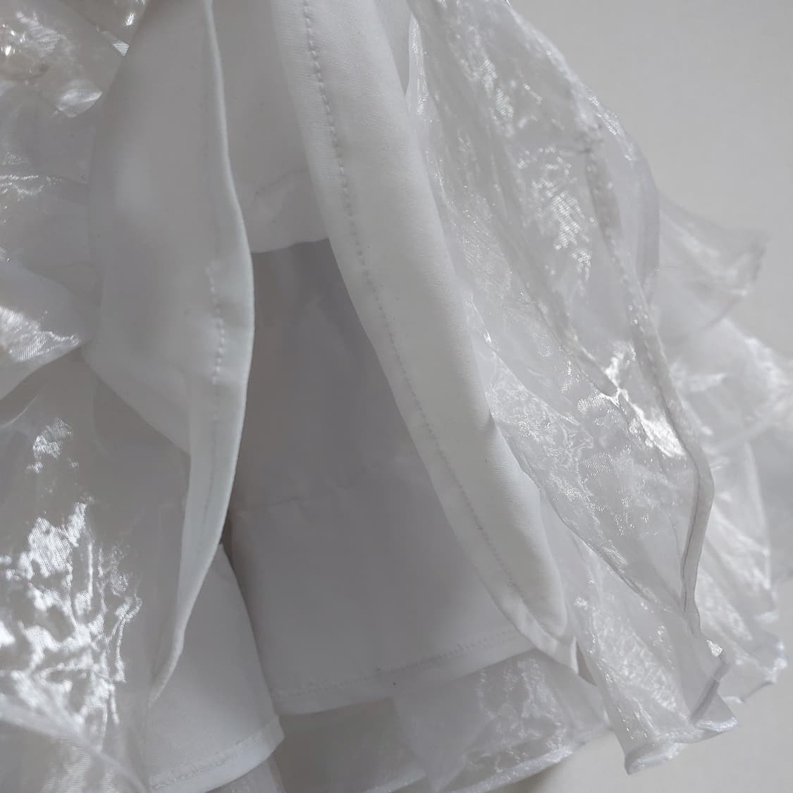 오간자 러플 트리플 캉캉 프릴 스커트 상품이미지3