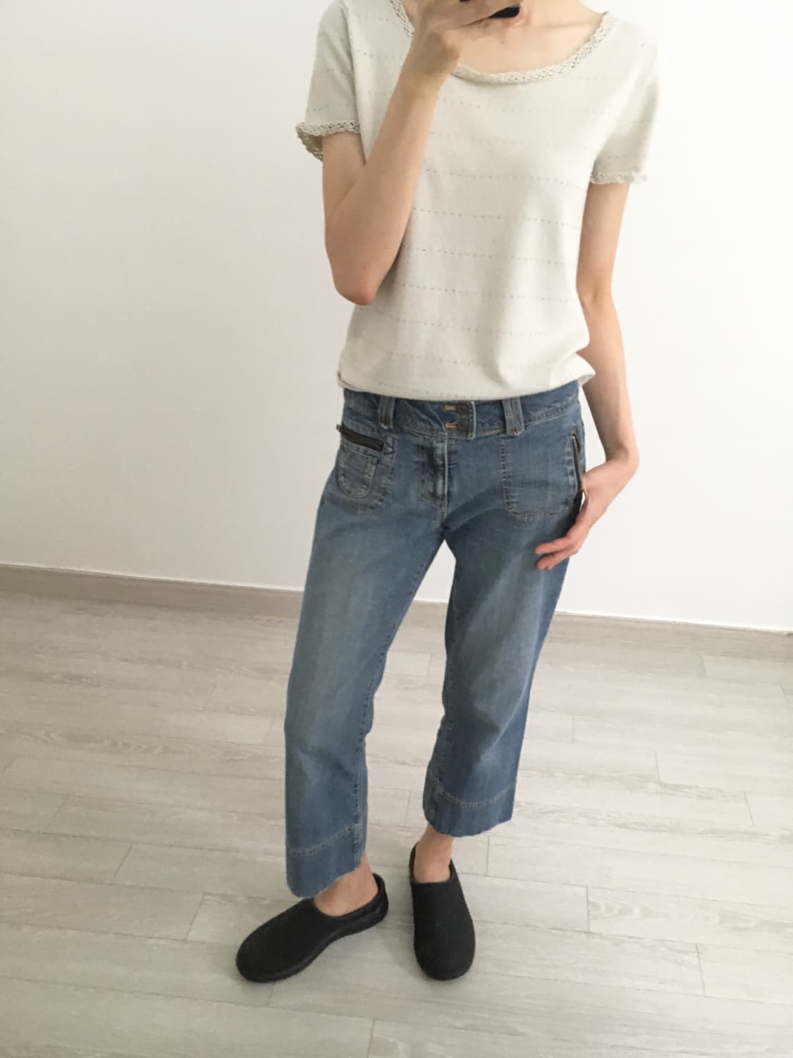 lowrise capri jeans 상품이미지5