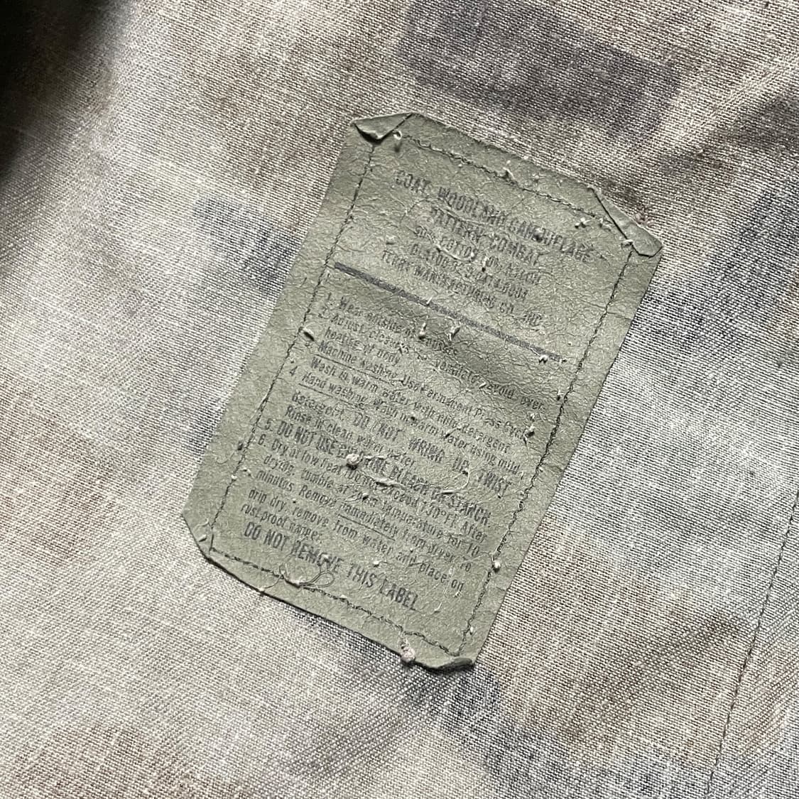 US ARMY Terry Manufacturing 카모 퍼티그 자켓 상품이미지6