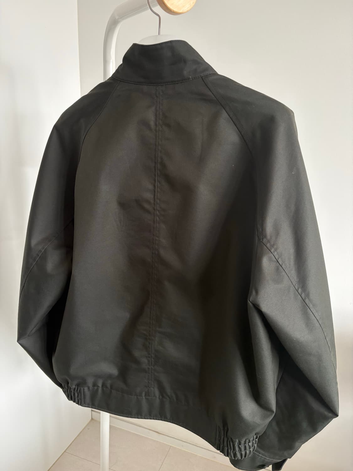 인사일런스 샴브레이 해링턴 자켓 블랙 S 상품이미지3