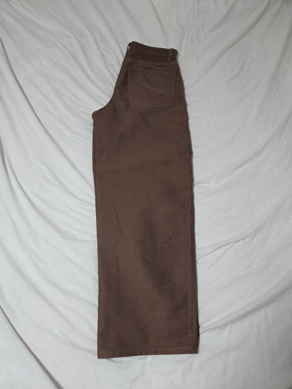 유니클로 U 라운드진 브라운 29사이즈 상품이미지5