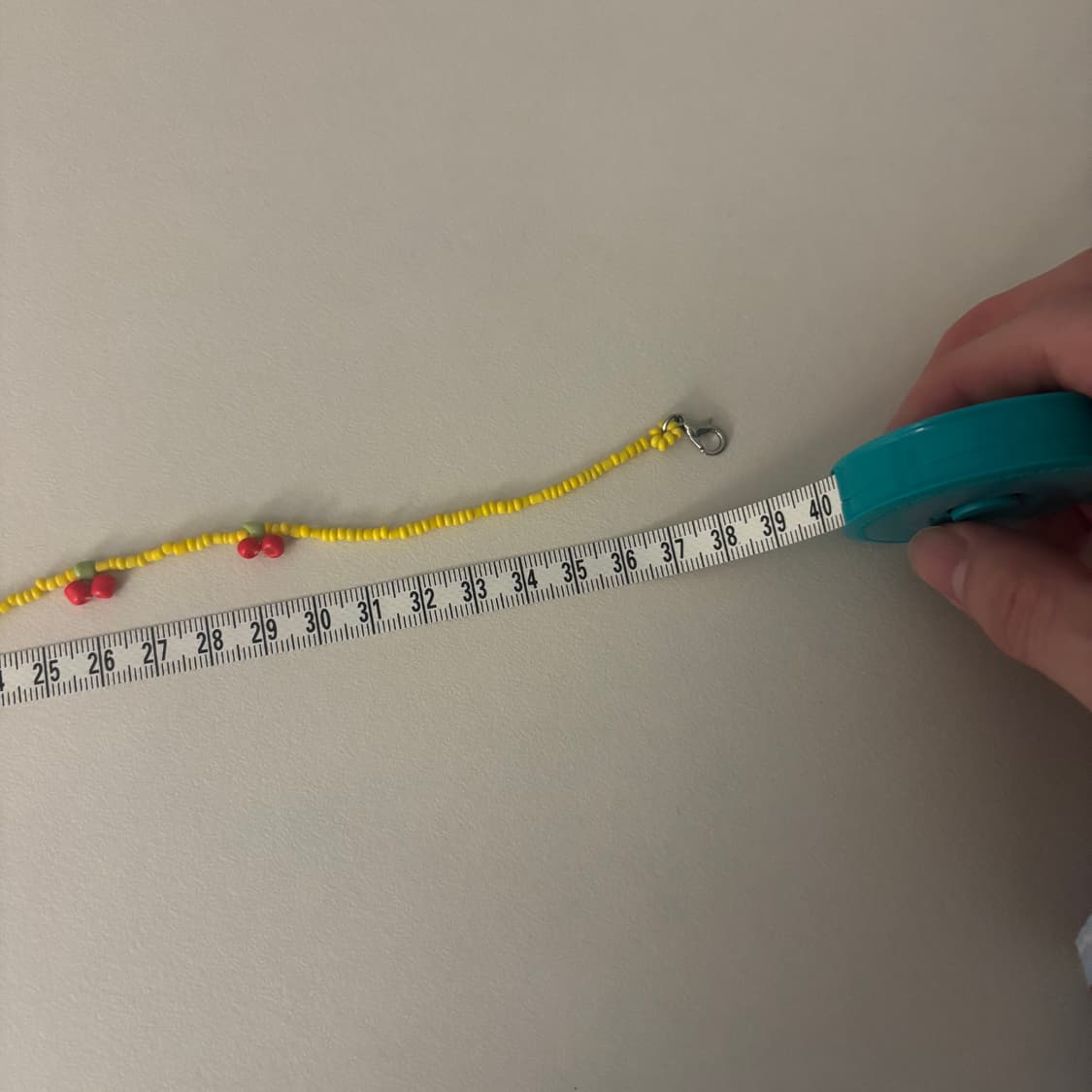 Sunny Cherry Beaded Necklace 상품이미지3