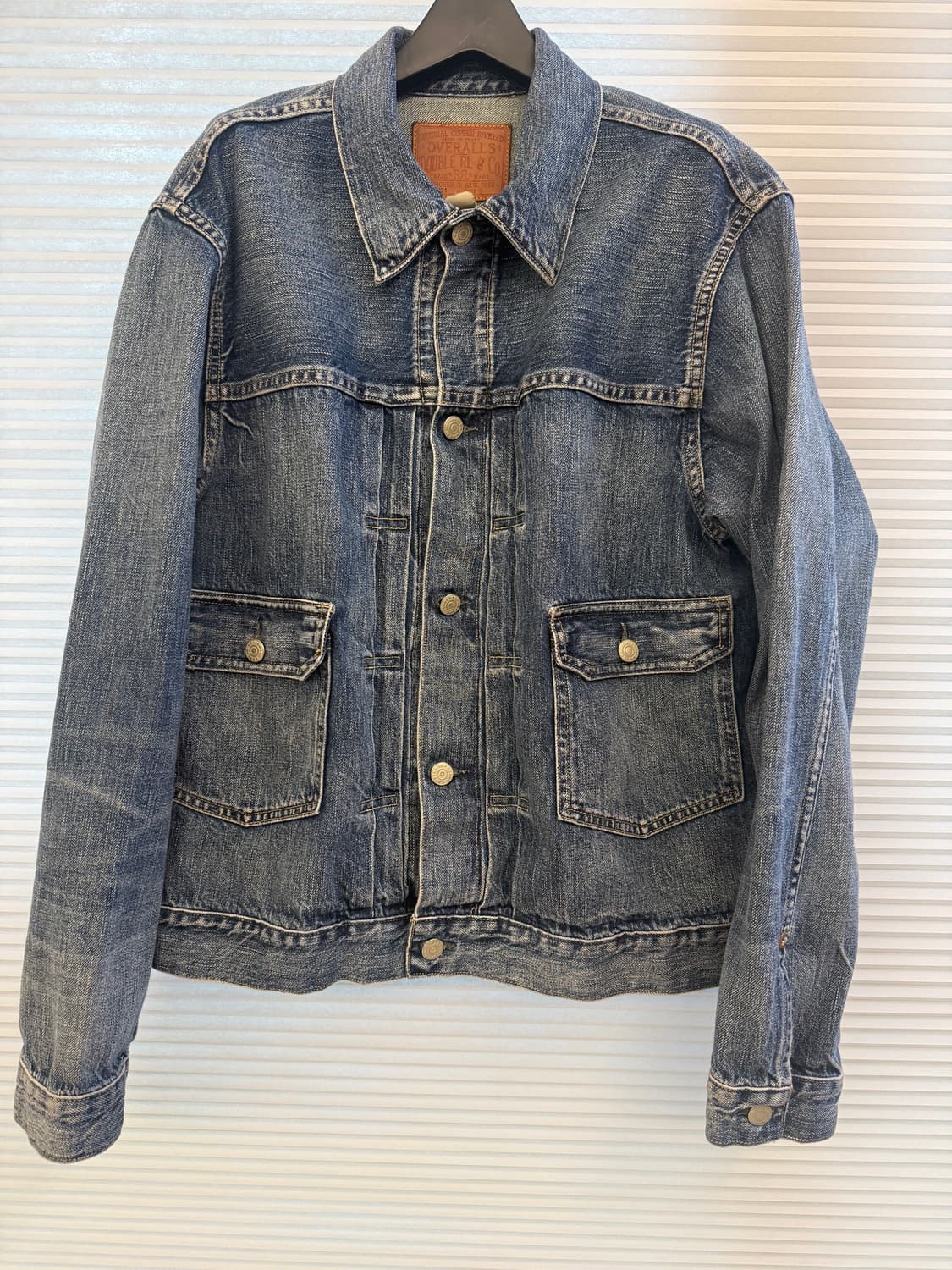 RRL 오버데일 인디고 데님 자켓 L size 판매합니다! 상품이미지1