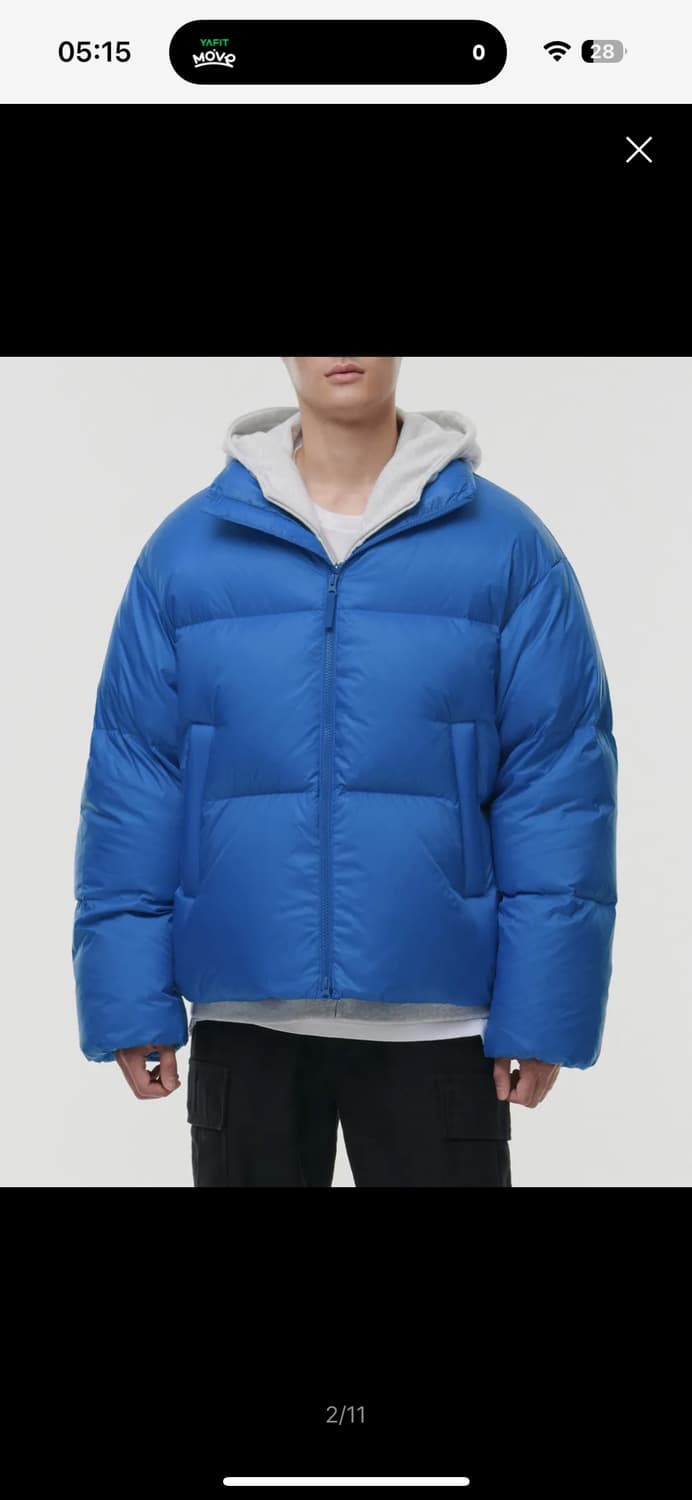 미시착) 무탠다드 덕다운 패딩 L 상품이미지1