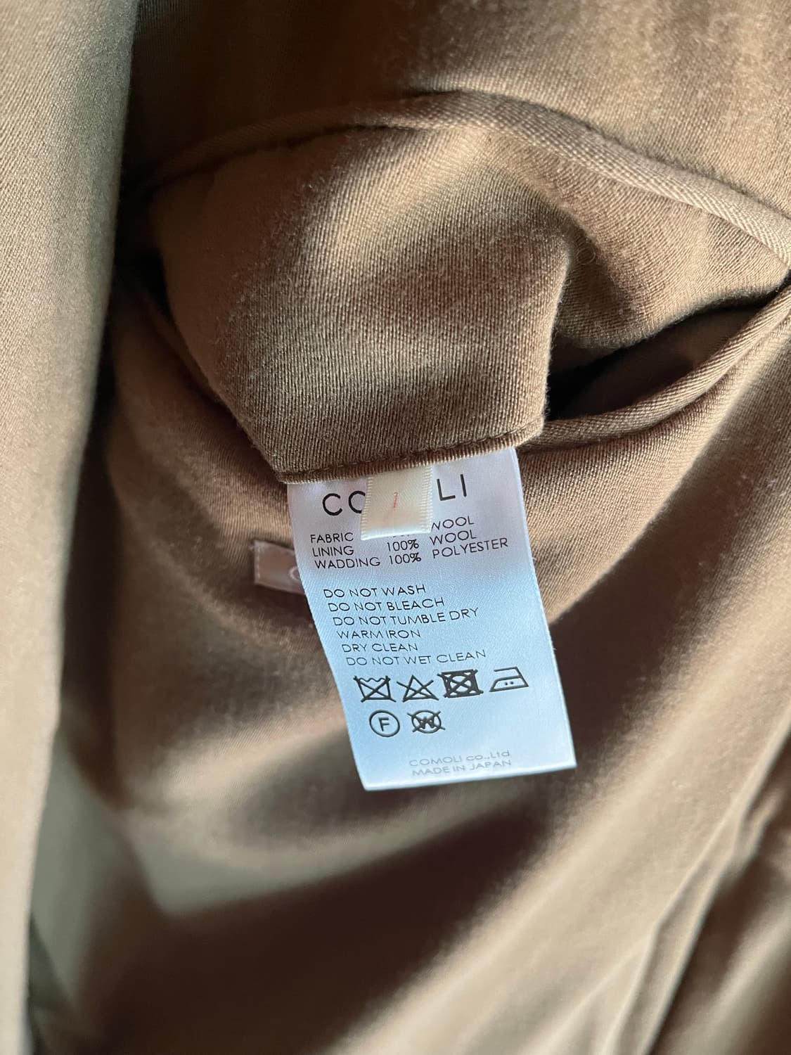 comoli 코모리 울 더플코트 1사이즈 상품이미지3