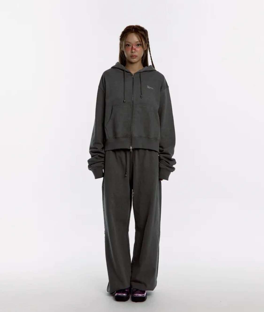 카시코 몽크 트라우저 조거 팬츠 차콜 상품이미지3