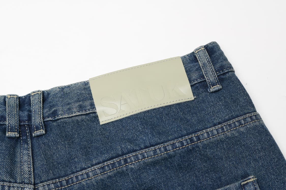 [M] 세터 브루클린 뉴트로 와이드 워시드 데님 팬츠 상품이미지5