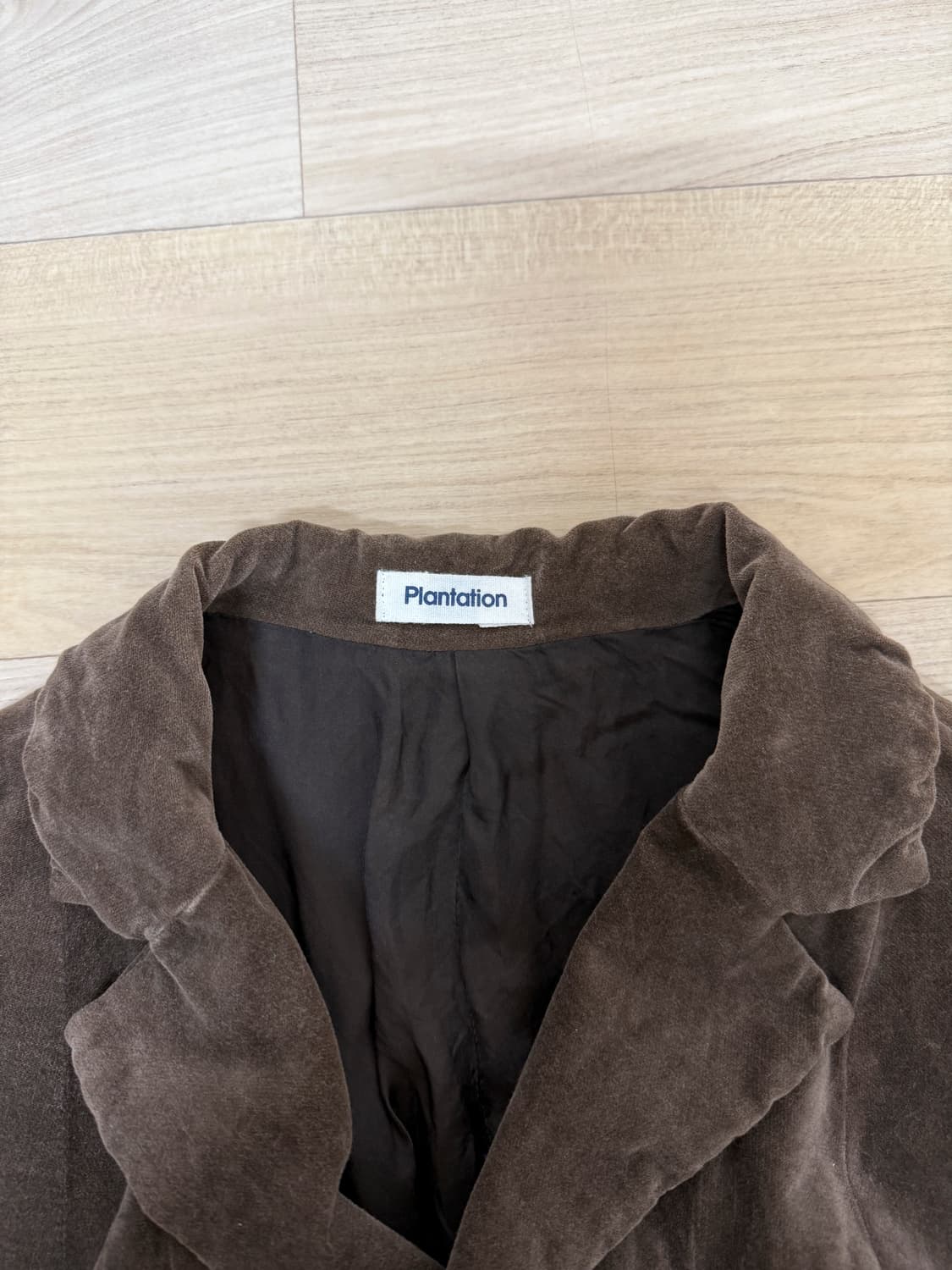 plantation 주름 벨벳 자켓 상품이미지5