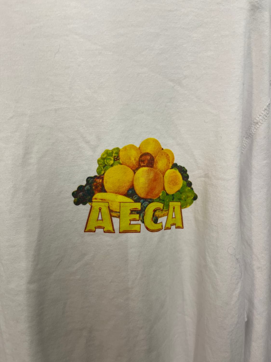 에이카 화이트 긴팔 티셔츠 화이트 S 새상품 상품이미지3