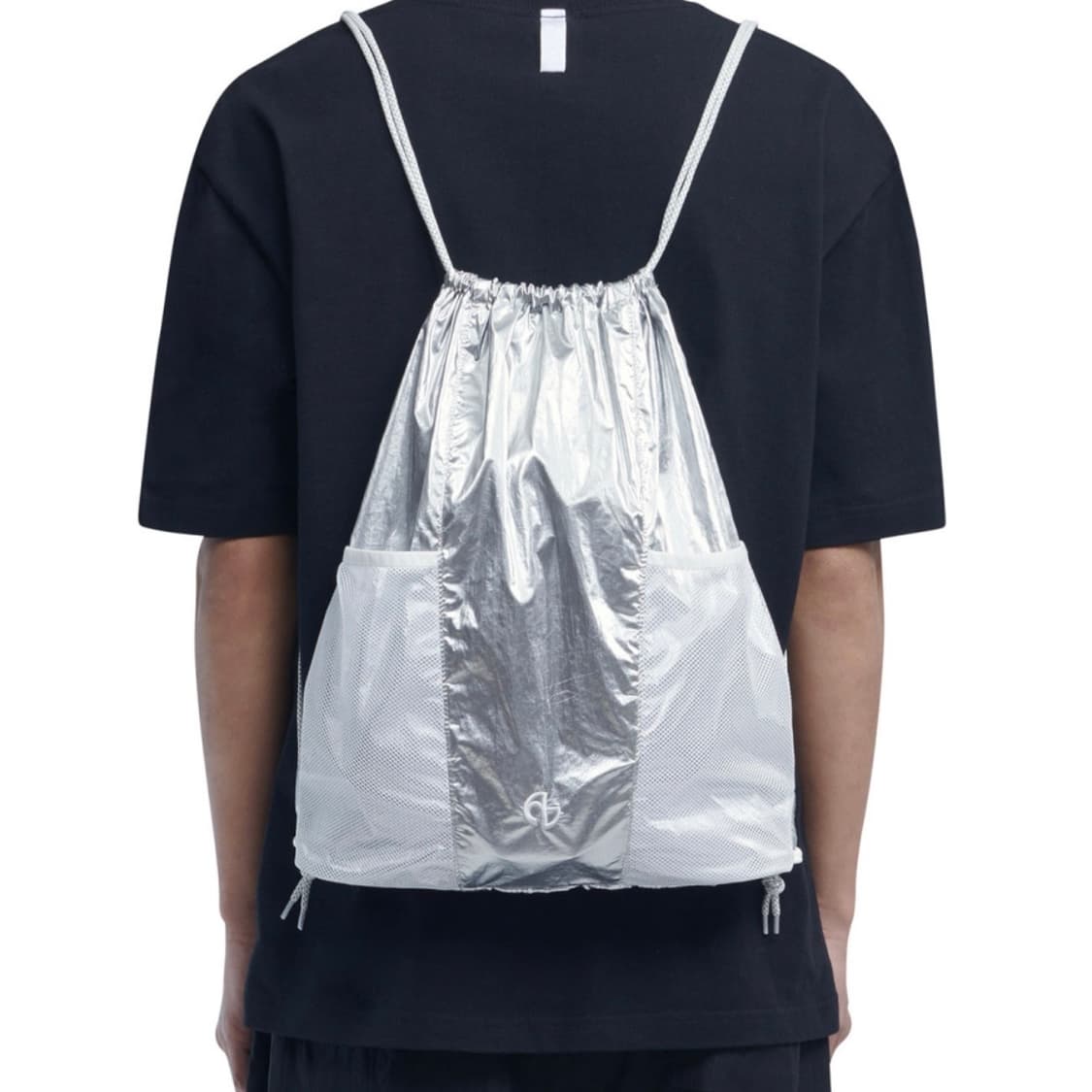 노매뉴얼 실버 짐색 가방 2P GYM SACK - SILVER 상품이미지1