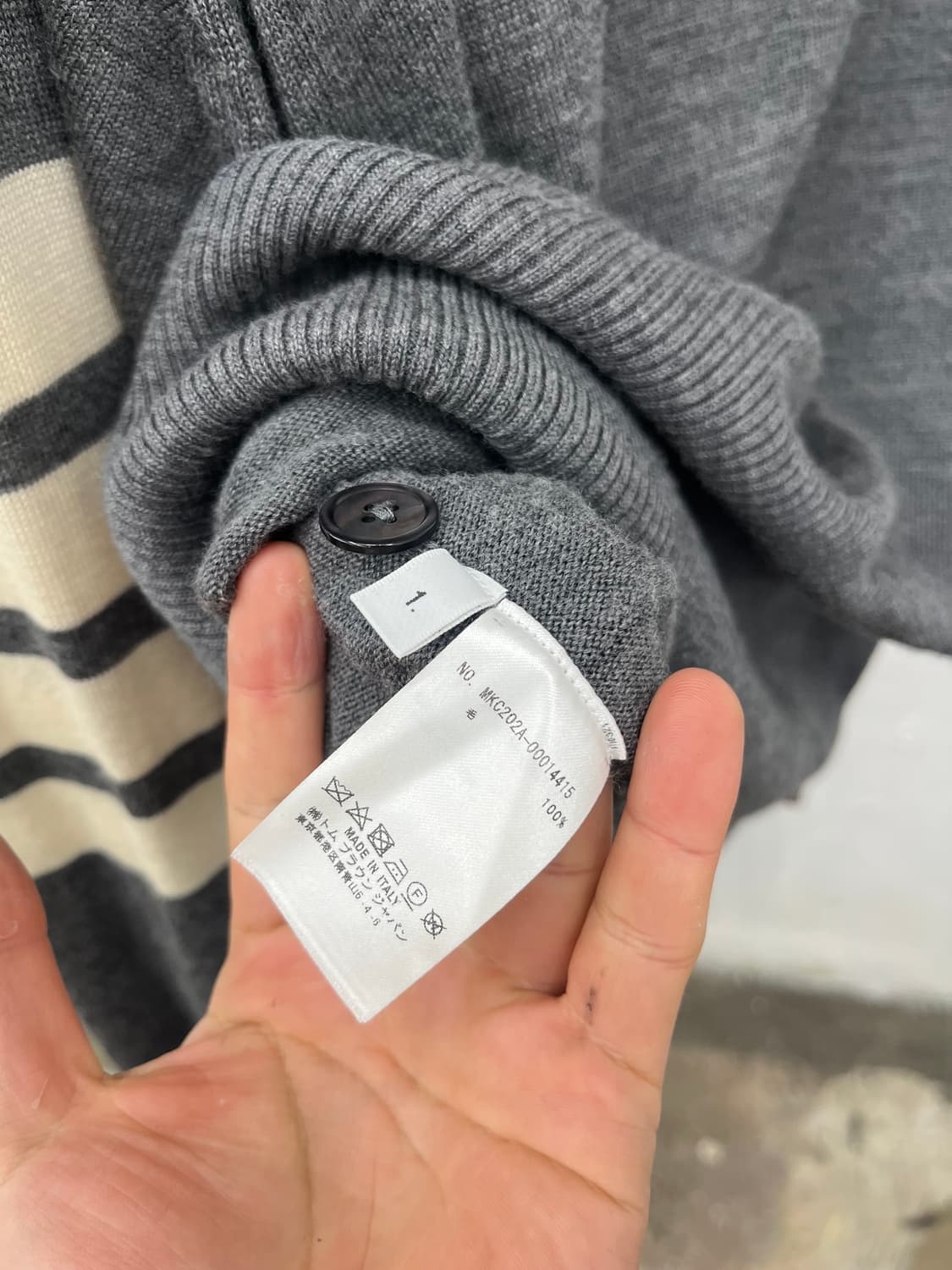 XL) THOM BROWN OVERSIZE CARDIGAN 상품이미지7