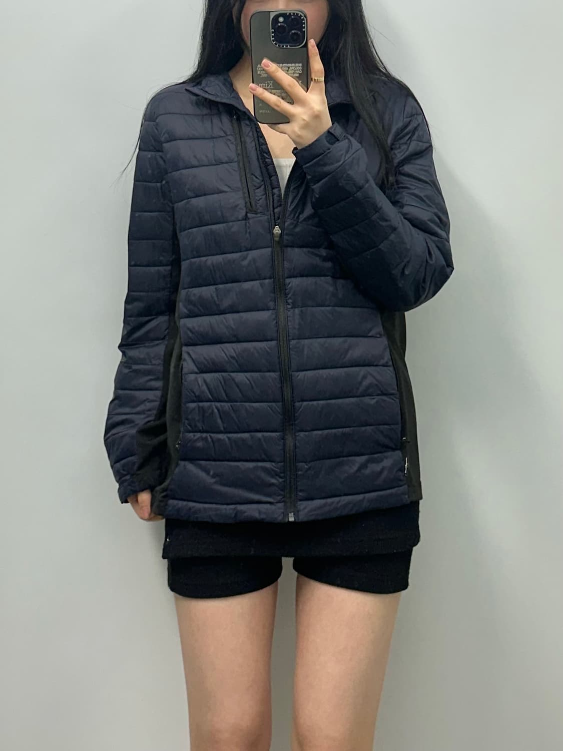 몽벨 네이비 윈드 경량 패딩 상품이미지1