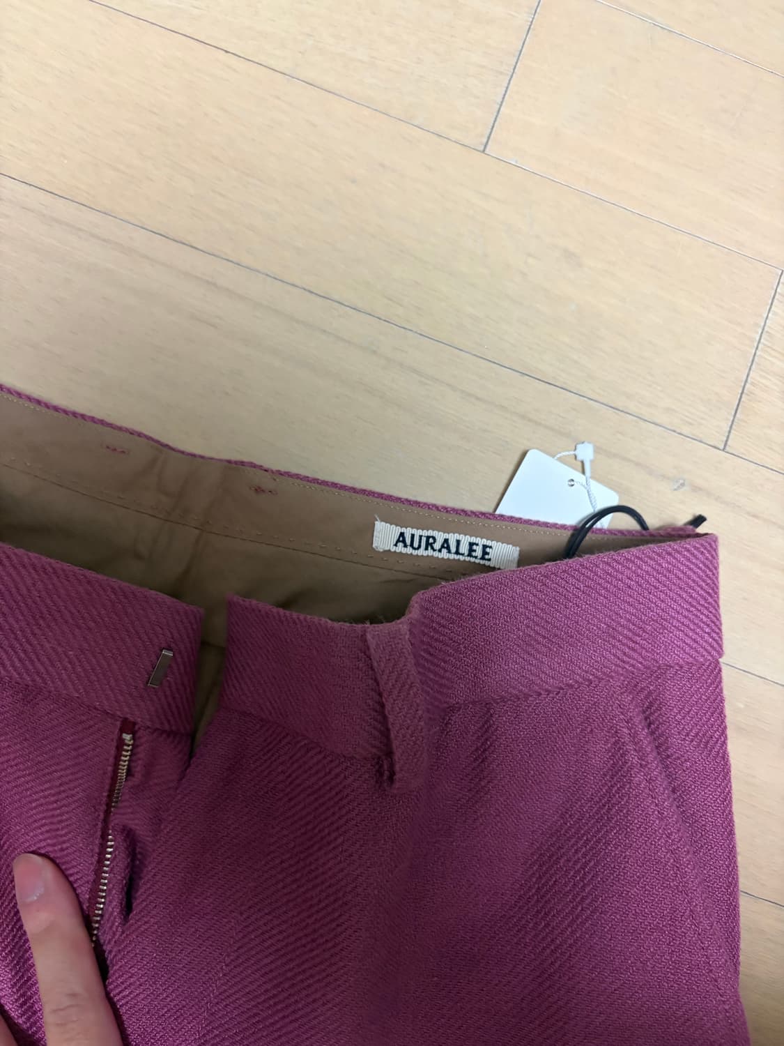 오라리 린넨 코튼 더블페이스 팬츠 상품이미지6