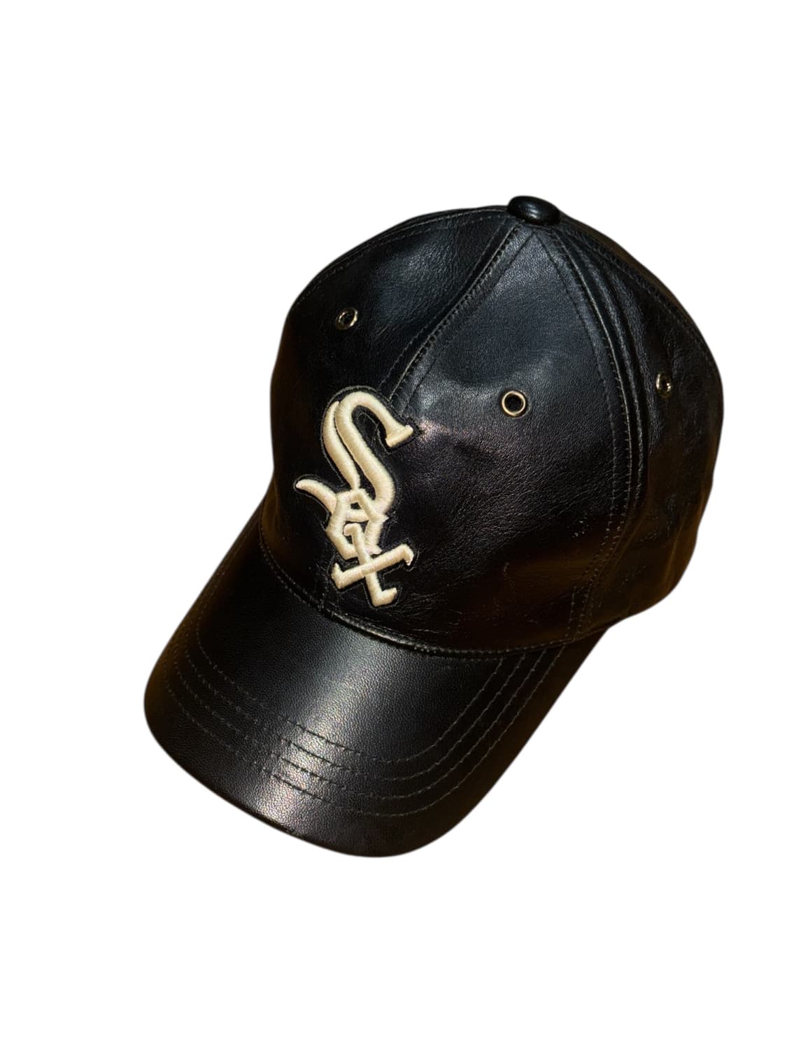 Mlb 시카고 화이트 삭스 레더 가죽 볼캡 상품이미지4