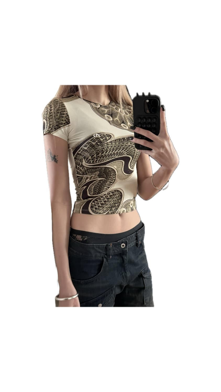 miaou beige t-shirt 상품이미지1