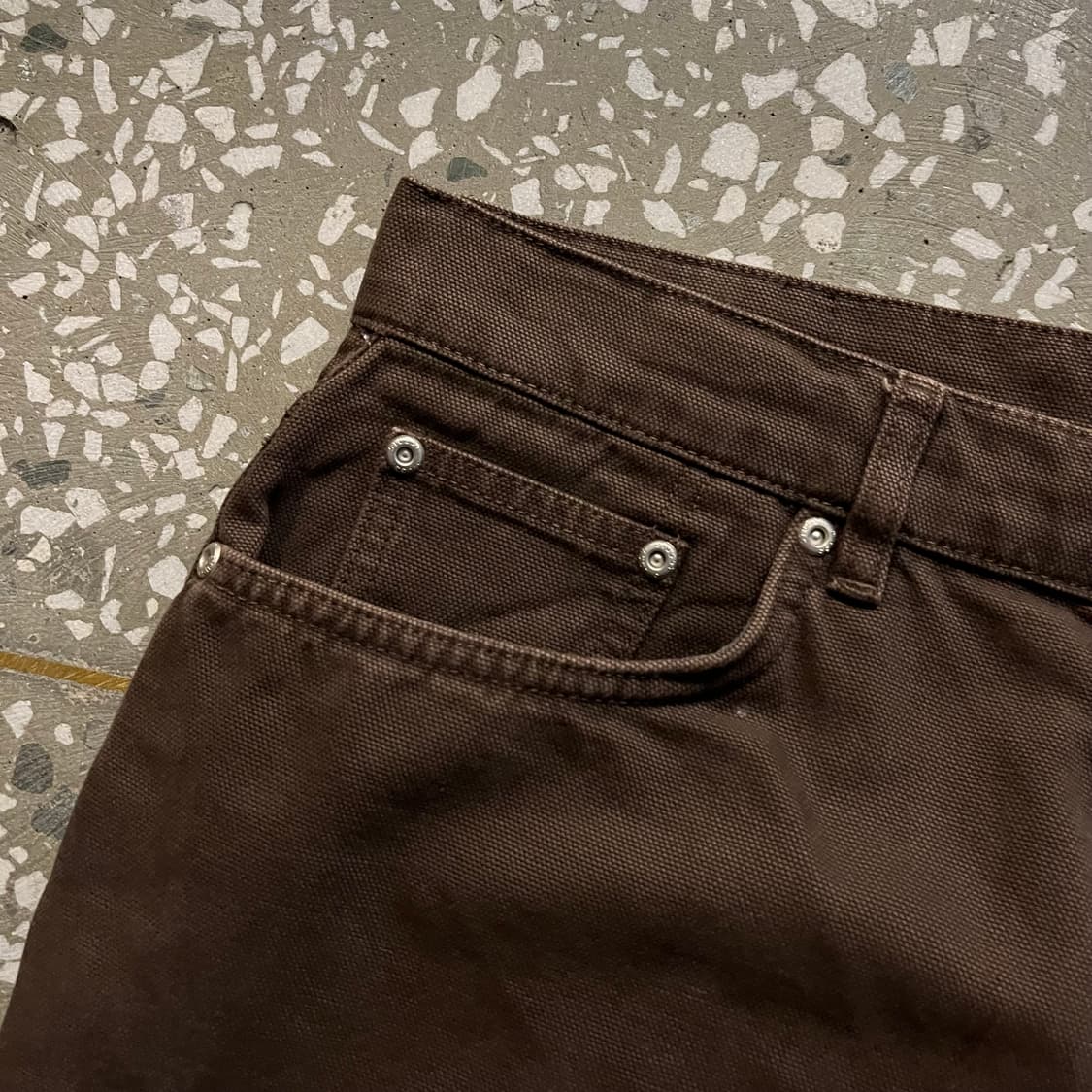 스투시 big ol jean 브라운 상품이미지7