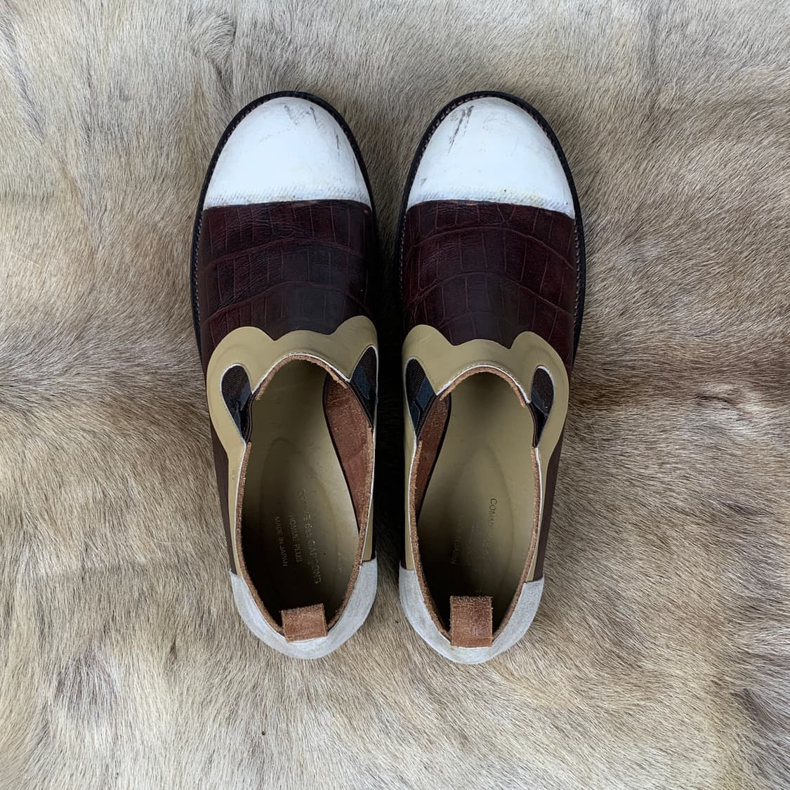 꼼데가르송 옴므 플러스 02AW 레더 슈즈 상품이미지4