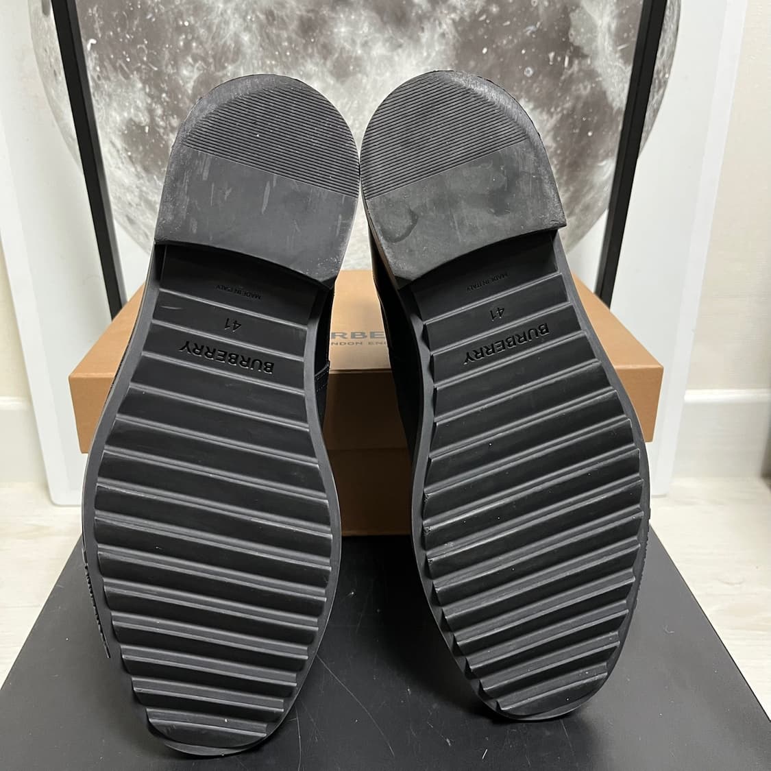 정품 41) 버버리 빈티지 체크 첼시 부츠 265~270 상품이미지5