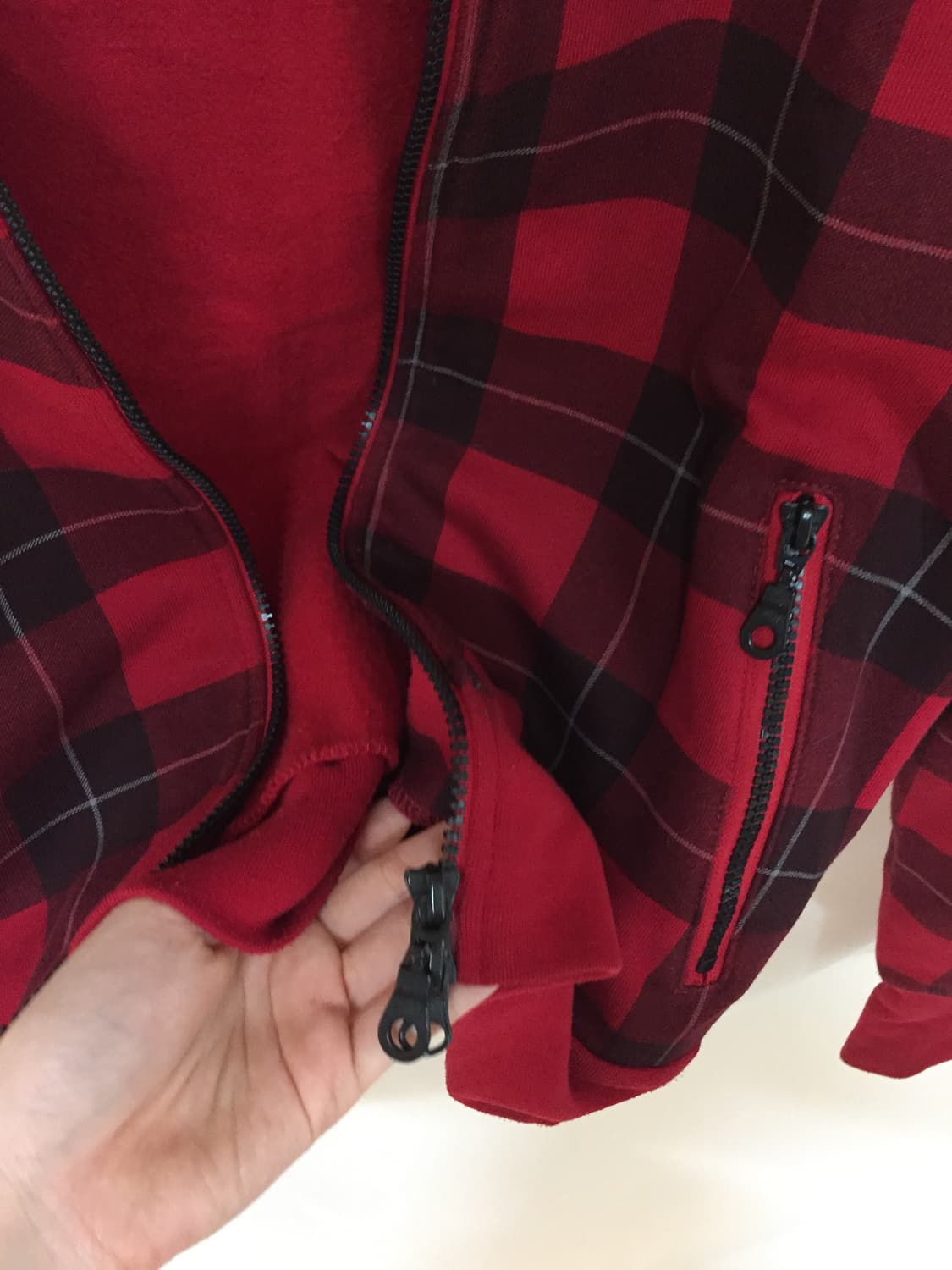 정글 스톰 체크 후드집업 상품이미지6