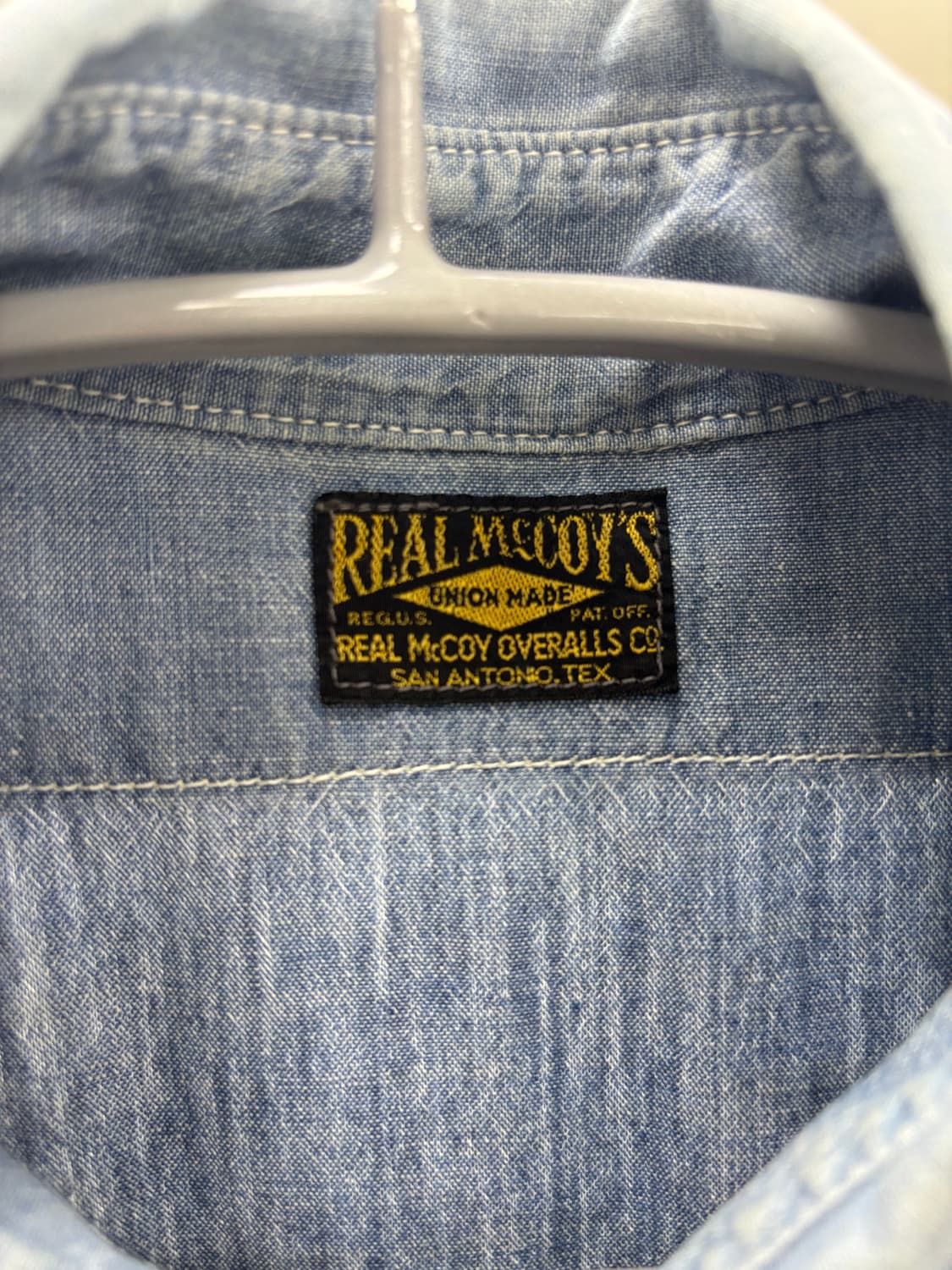 리얼맥코이 샴브레이셔츠  상품이미지6