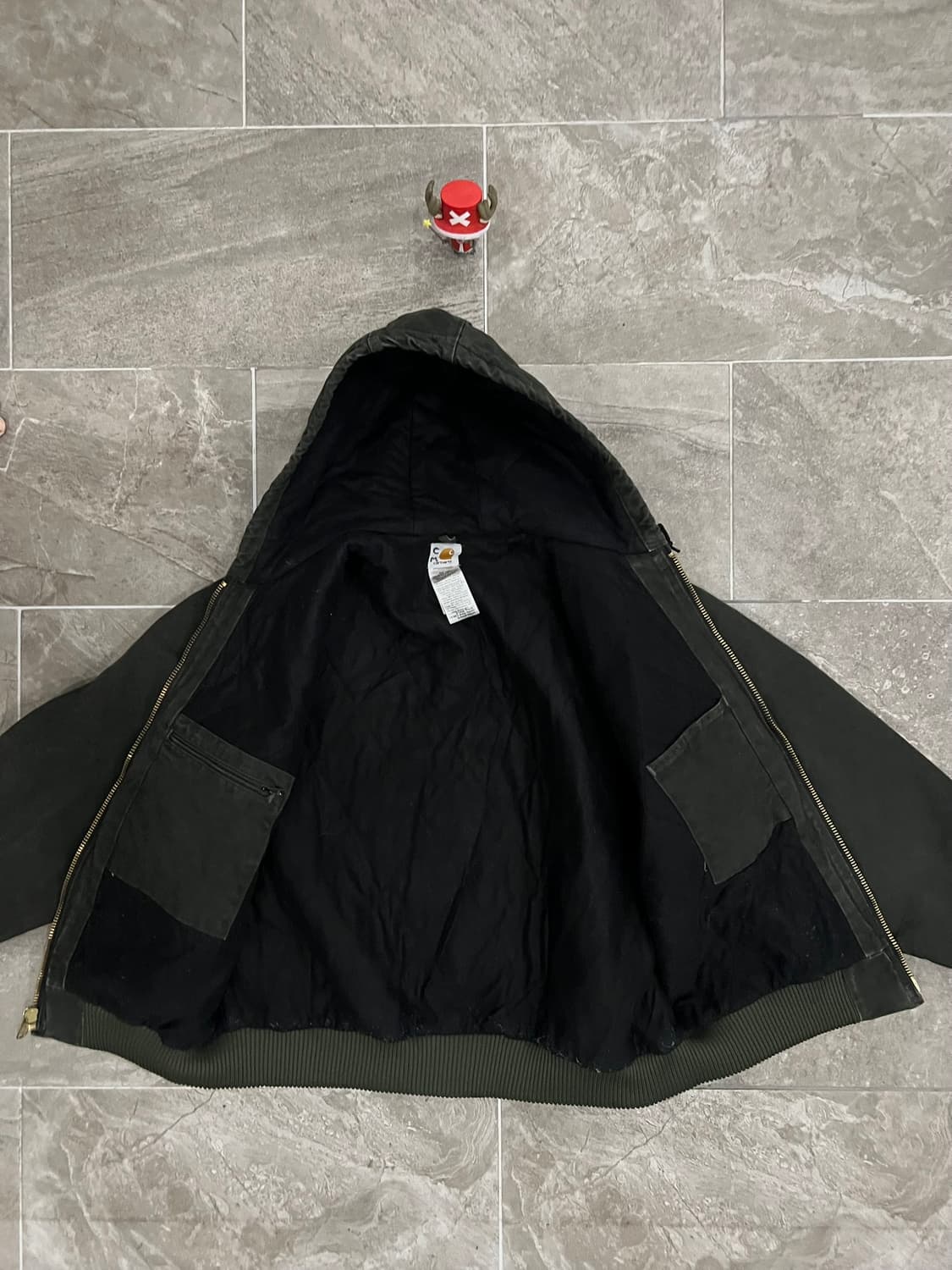 (XL) 칼하트 후드 덕 액티브 자켓 J130 MOS 모스그린 상품이미지3