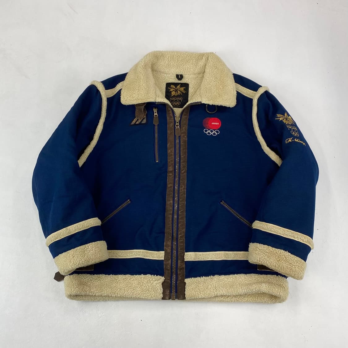 미즈노 1998 나가노 동계올림픽 일본팀 무스탕 자켓 (103) 상품이미지1