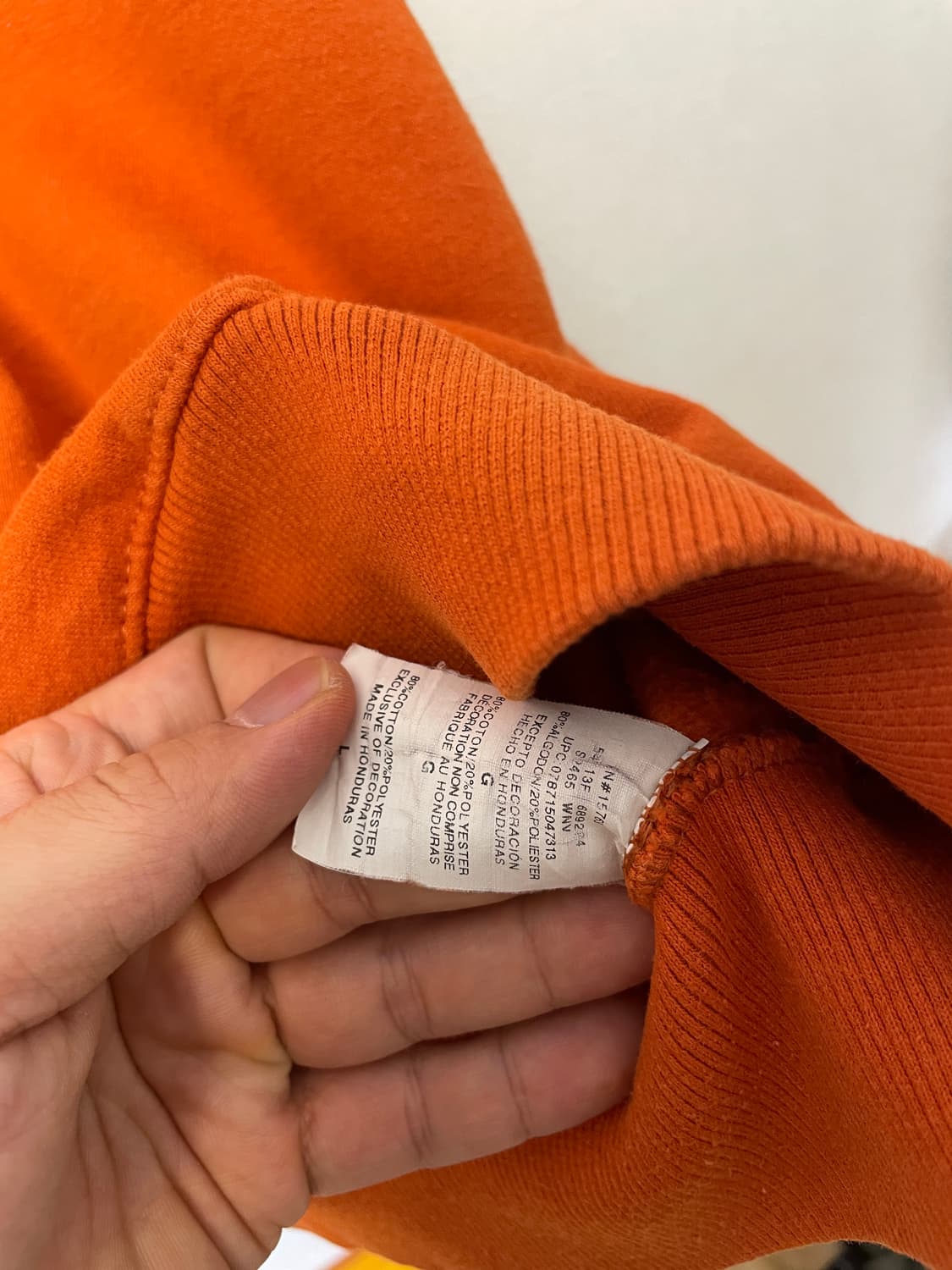 챔피온 오렌지 맨투맨 상품이미지4