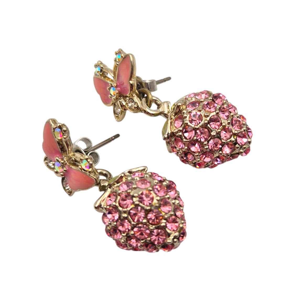 04s 안나수이 딸기 파베 귀걸이&목걸이 세트 상품이미지5