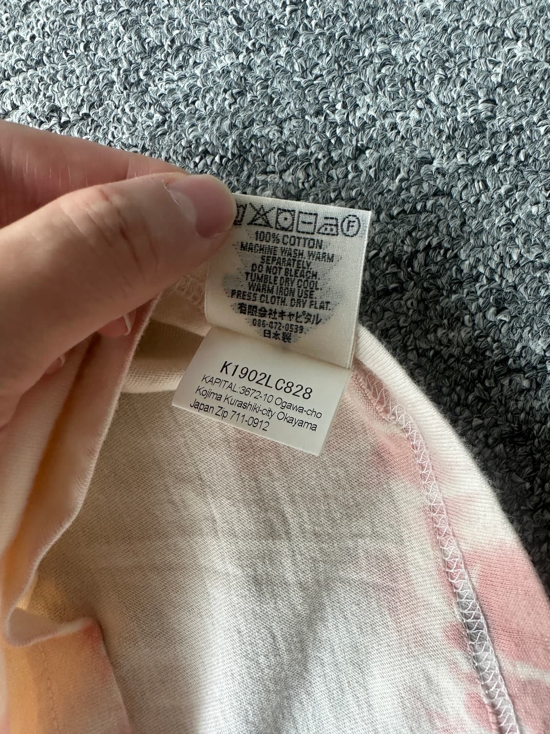 [3] 캐피탈 타이다이 스마일 롱슬리브 상품이미지4