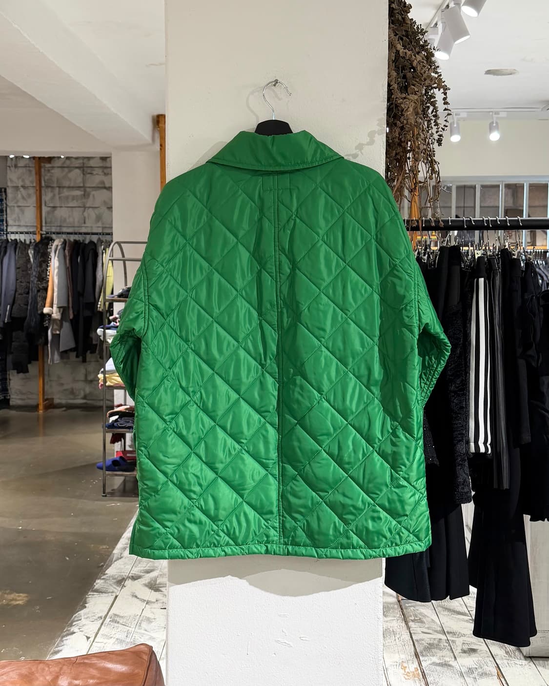 몽키 타임 그린 PE TFT  퀼티드 셔츠 자켓 상품이미지6